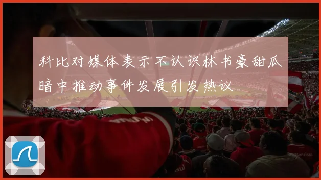 科比对媒体表示不认识林书豪甜瓜暗中推动事件发展引发热议