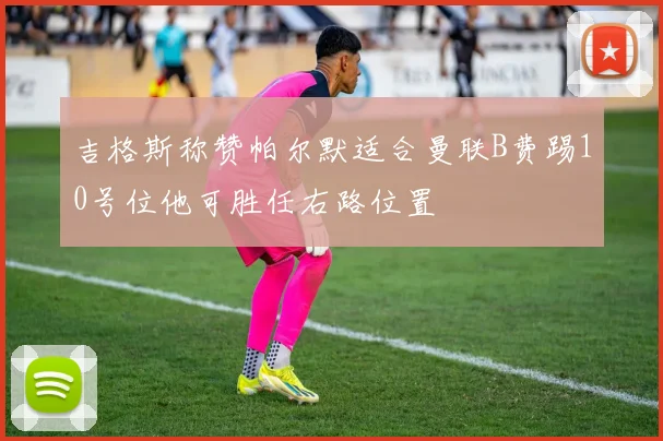 吉格斯称赞帕尔默适合曼联B费踢10号位他可胜任右路位置